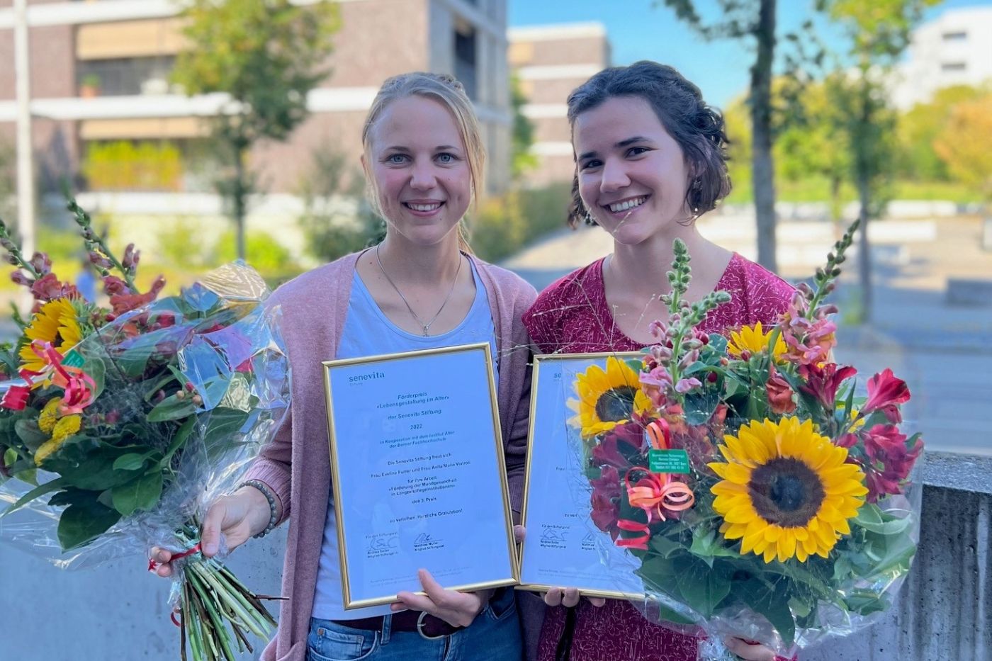 Preisträgerinnen Förderpreis 2022: 3. Platz: Anita Viviroli & Eveline Furrer